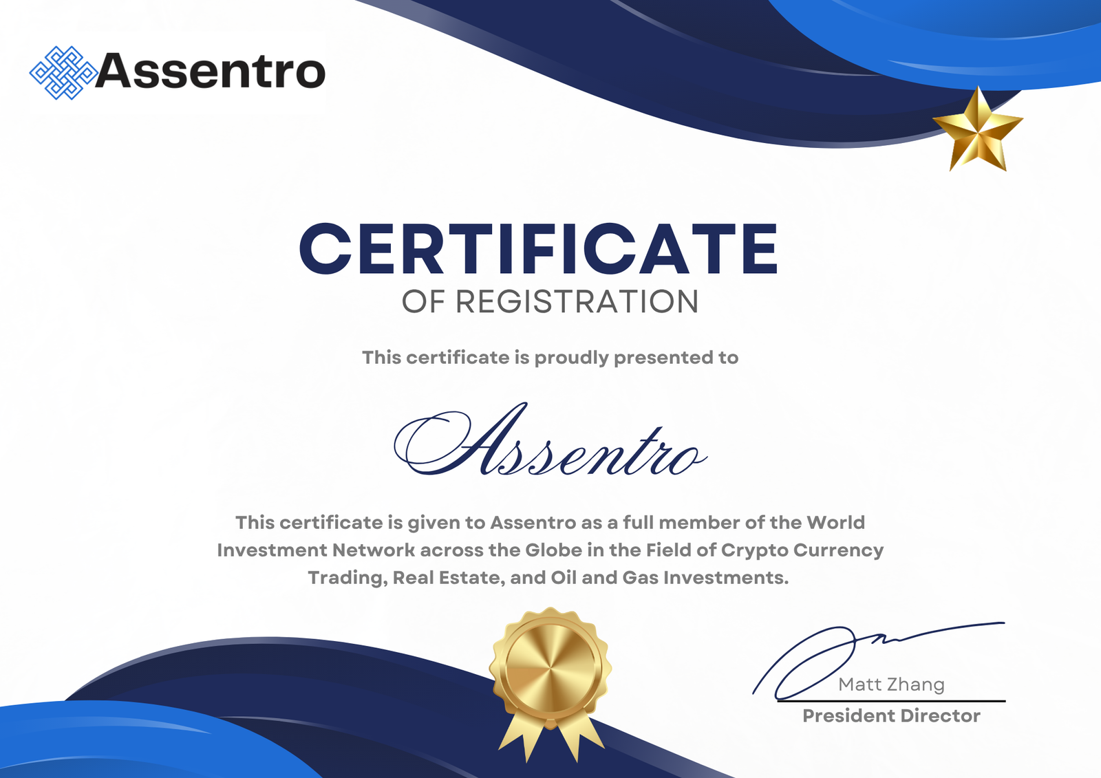Company Certificate